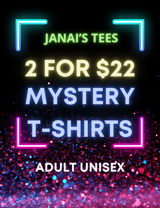 2 FOR $22  ADULT MYSTERY SHIRT BUNDLE