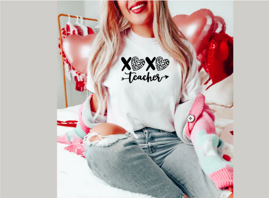 XOXO teacher shirt