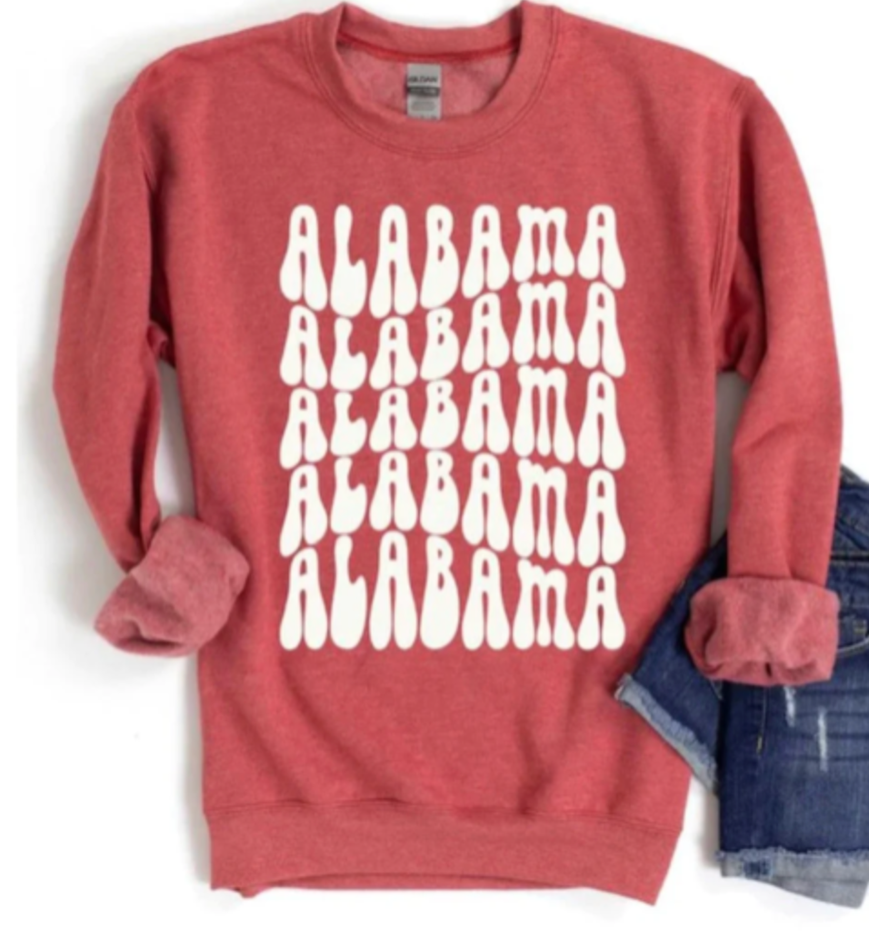 Alabama groovy stacked shirt